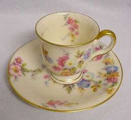 Castleton China Demitasse Cup and Saucer