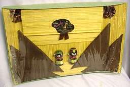 L'il Black Mambo Placemat Set in Original Box