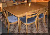 Diningroom Set with Catseye Chairs and M1559 Large ExtensionTable, 1956-61