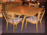 Whalebone Table, Dogbone Chairs, and China - Matched Set