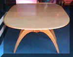 M786 Whalebone Double Pedestal Table with Oval Ends, 1952-55