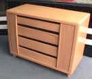 Tambour Front 4-Drawer Chest: #M178, circa 1947-48