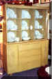 M198 on M193 Credenza with Glass-Top Hutch, 1948-50